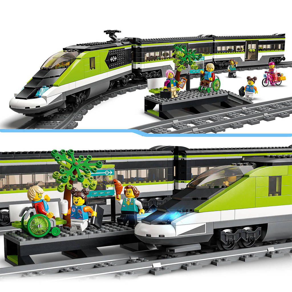 Onze zoon gaat dit helemaal geweldig vinden!Trains Passagierssneltrein Bestuurbare Trein Speelgoed 60337