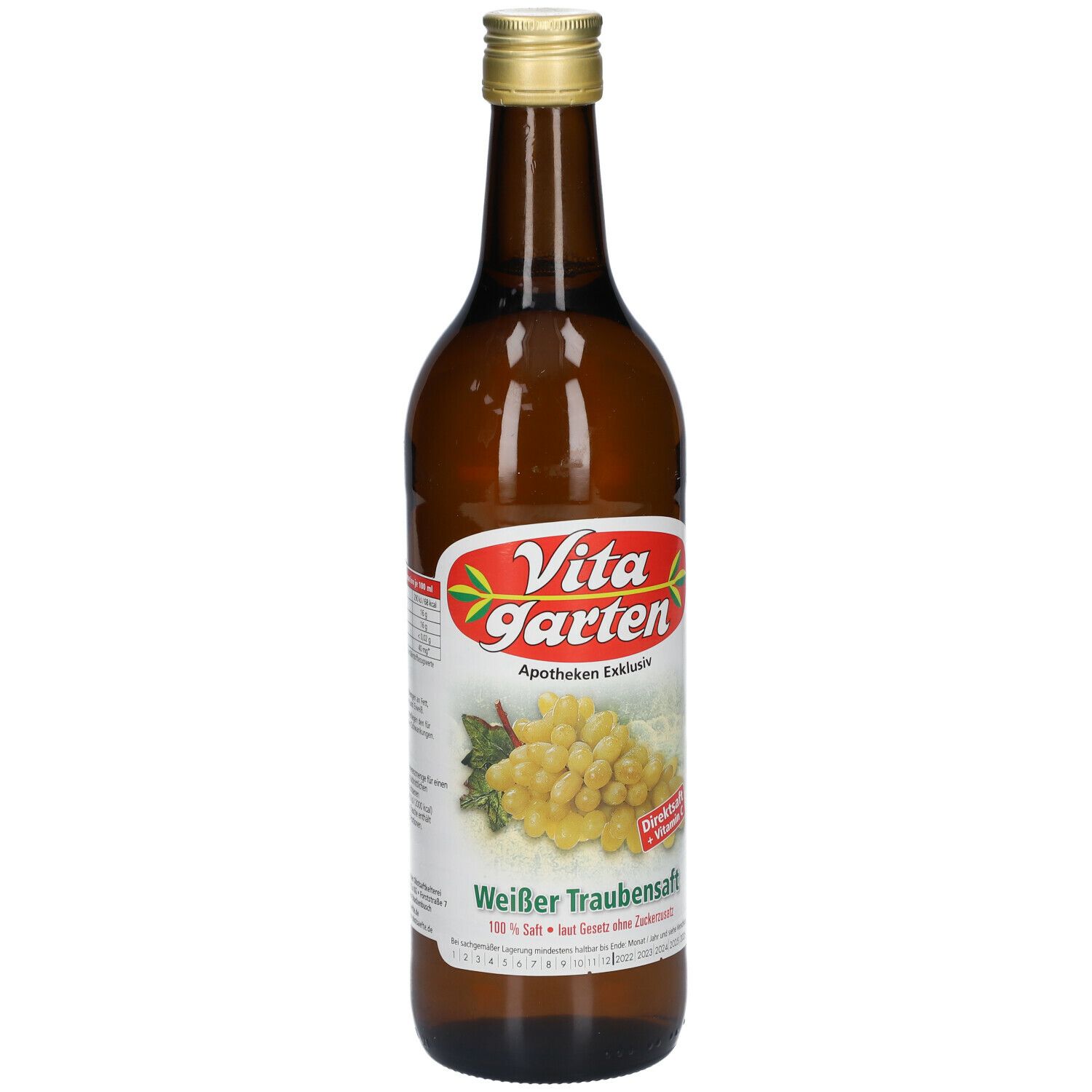 Vitagarten weisser Trauben Saft