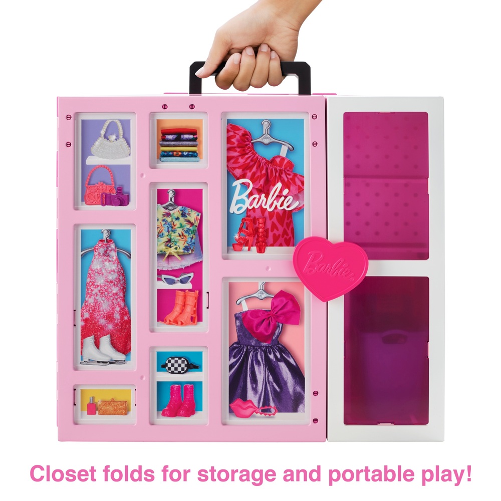 Barbie Traumkleiderschrank mit Puppe & Accessoires
