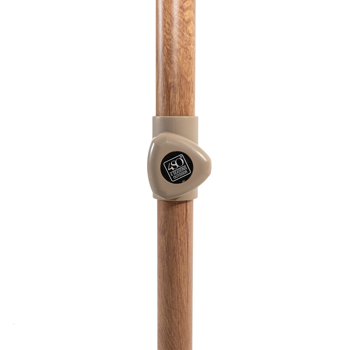 4 Seasons Azzurro sand Ø300cm solefin - houtlook stokparasol