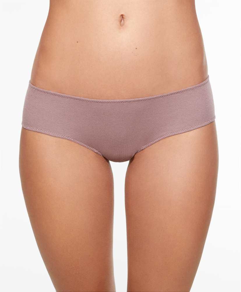 pares de calcinhas tipo culote em algodão canelado