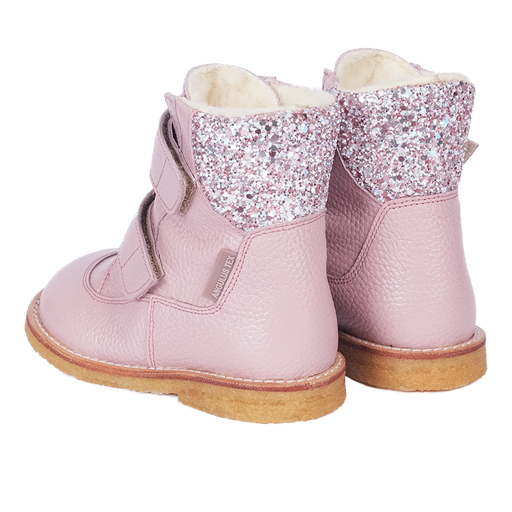 Angulus 2134-105 Tex-Støvle, Mauve/Mauve Glitter, 28