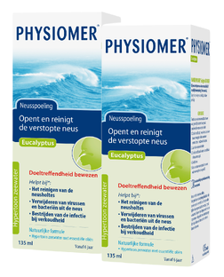 Physiomer Neusspoeling Eucalyptus - Duoverpakking 2x135ML