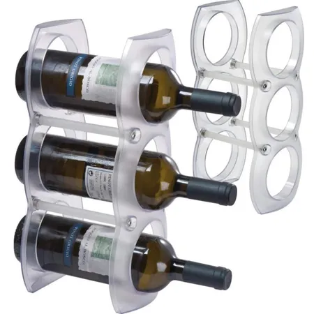Macma Weinregal aus Kunststoff für 3 Flaschen