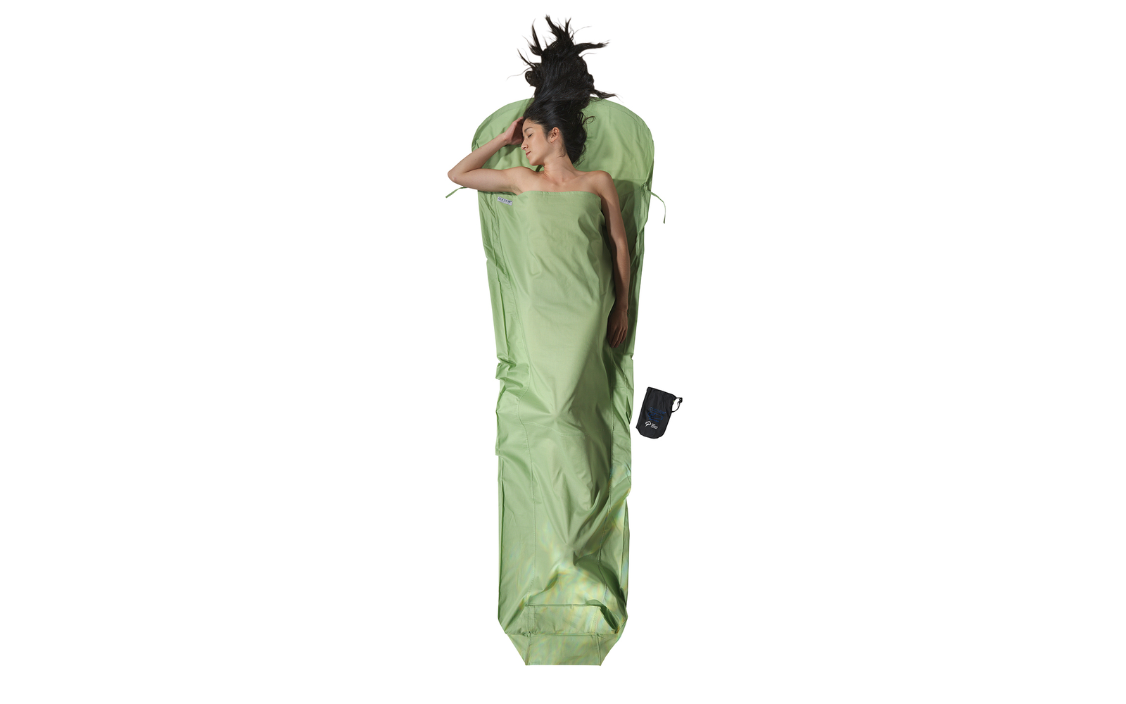 Cocoon Innenschlafsack Mumie Seide ultramarine blue