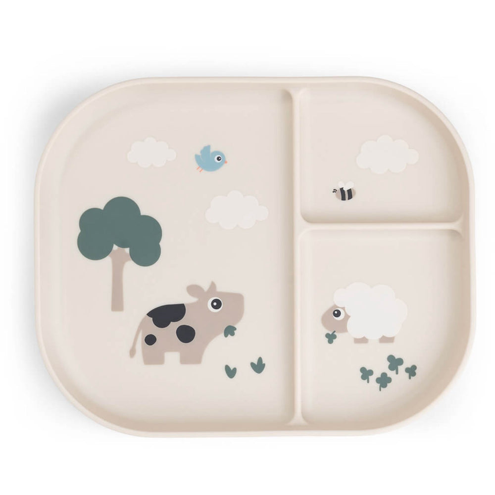 Køb DonebyDeer Sand Foodie inddelt Tallerken Tiny farm