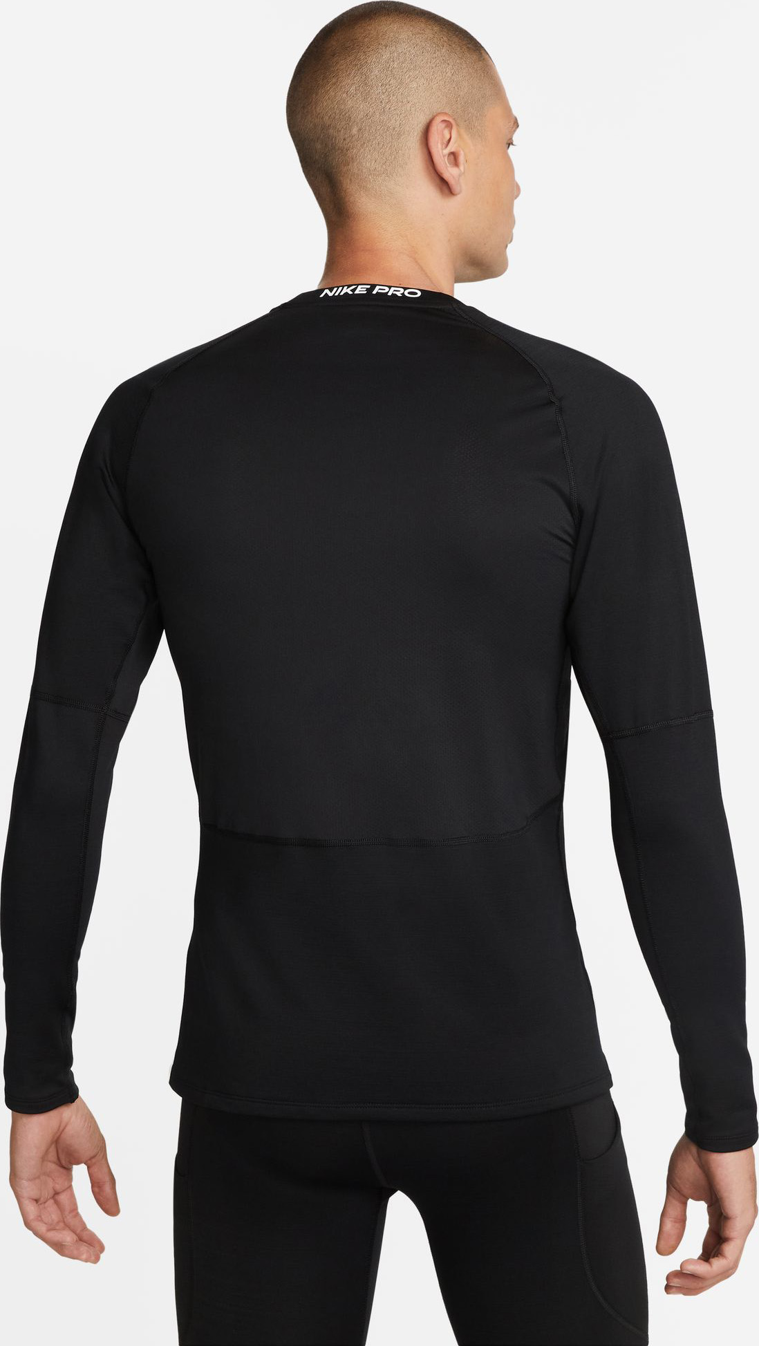 Pro Warm Long-Sleeve Top Herre 010/Black/White