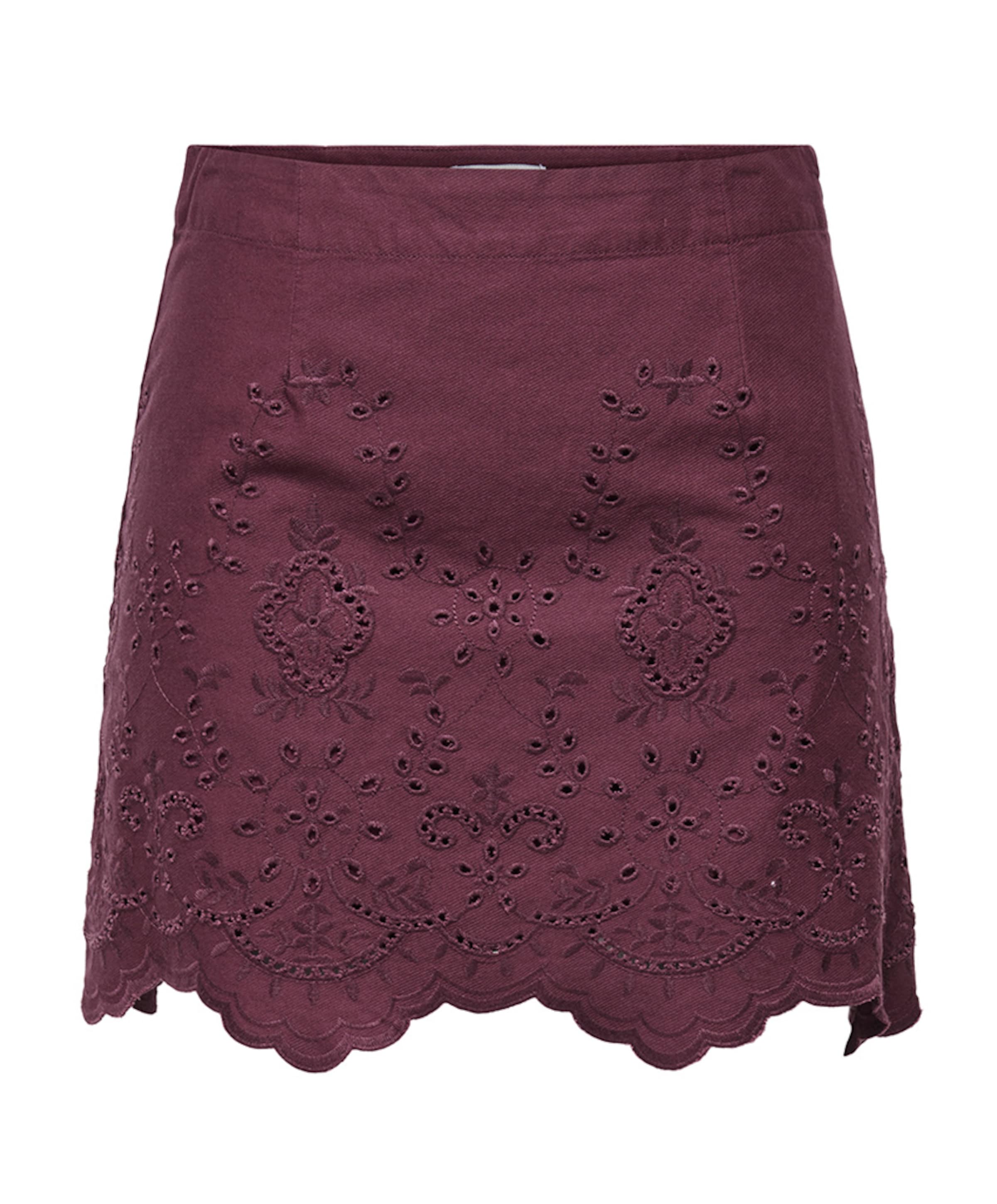 Only Dames rok bordeaux