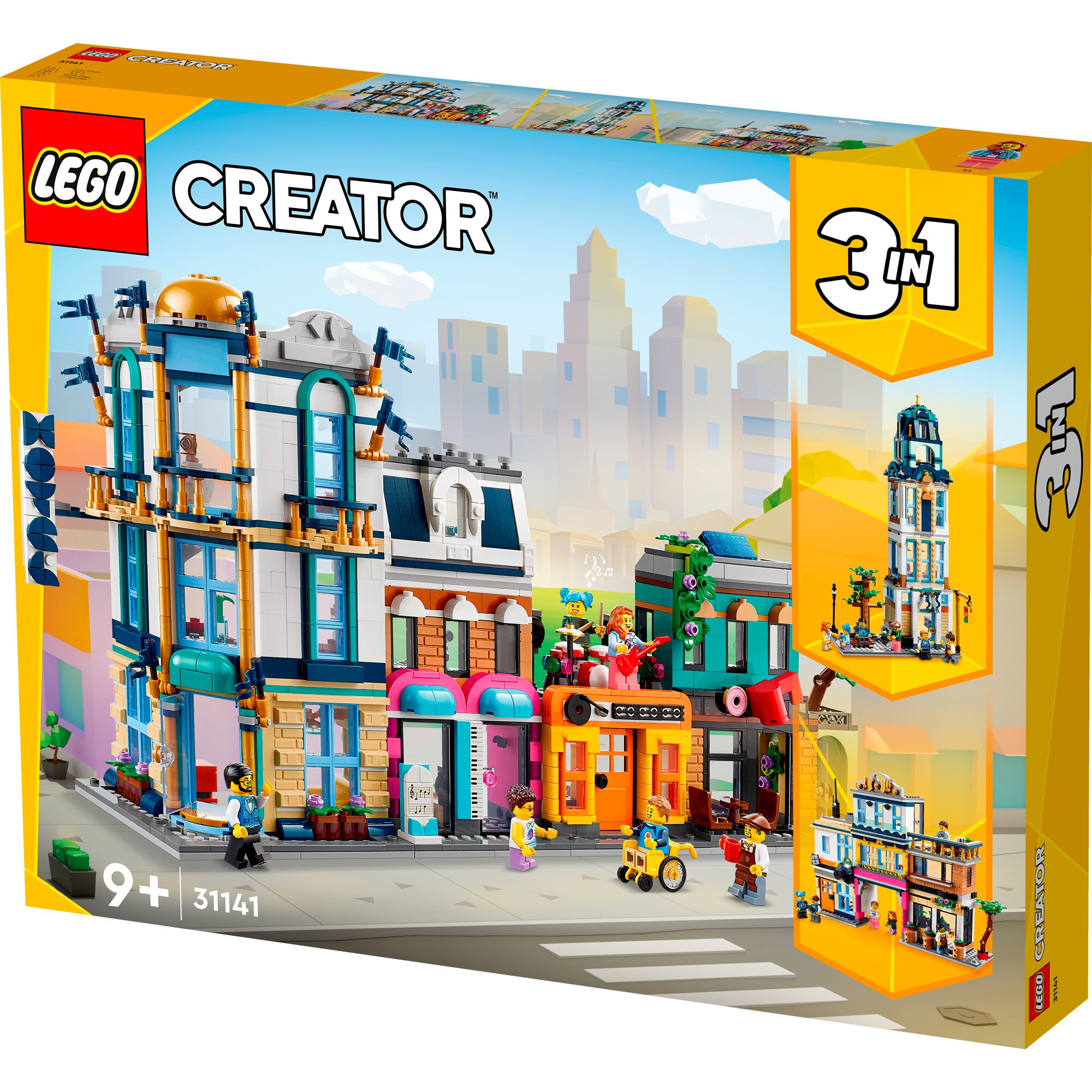 LEGO Konstruktionsspielzeug Creator 3-in-1 Hauptstraße
