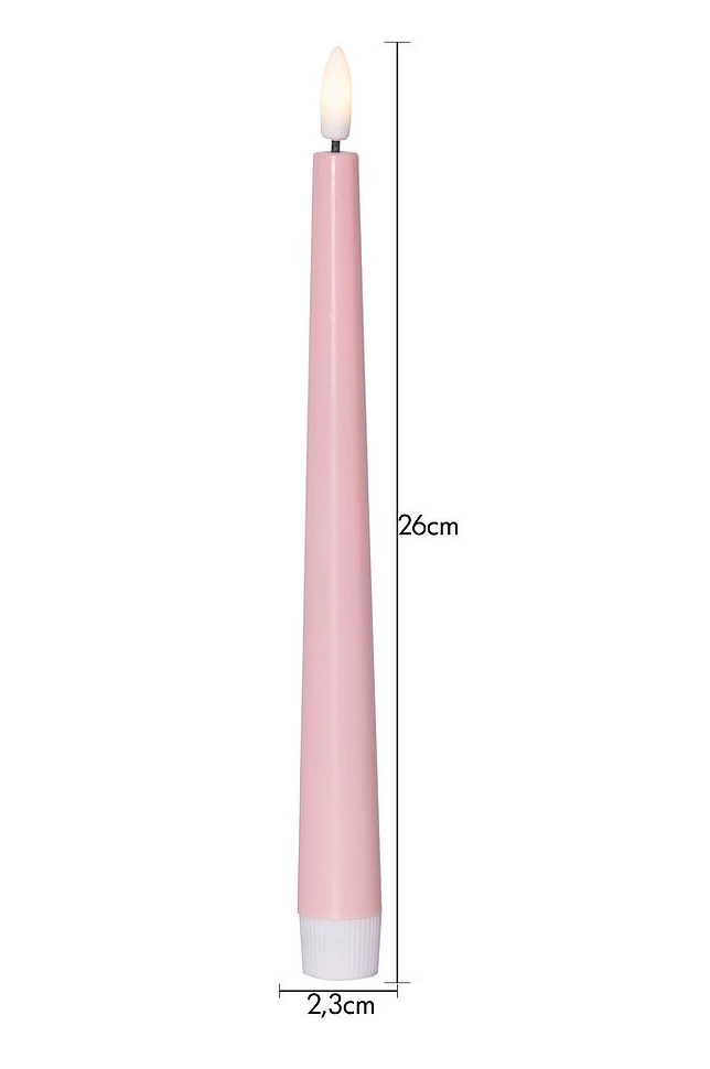 FLAMME CANDY batteridrevet antikklys