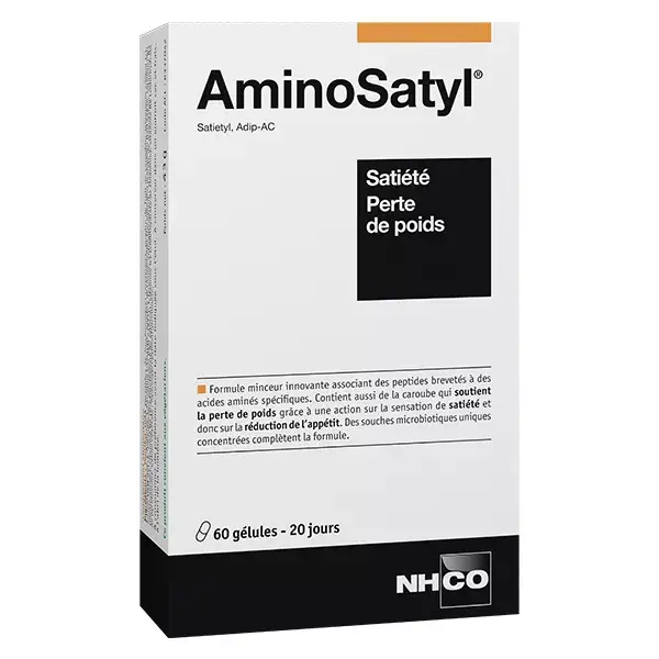 NHCO AminoSatyl para perda de peso e saciedade - 60 cápsulas