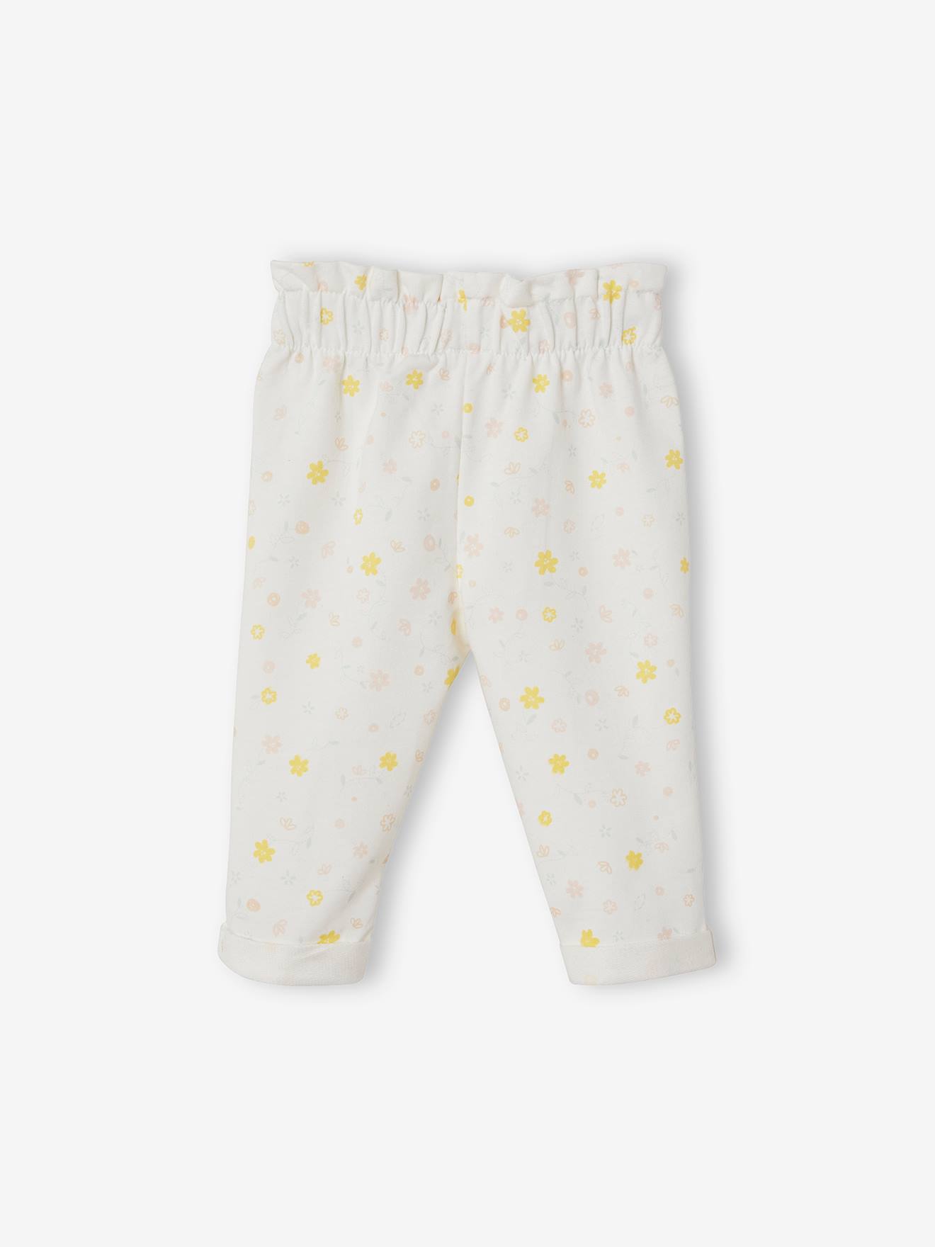 Leggings DS® Minnie Mouse para Bebê, Brancas com Estampa