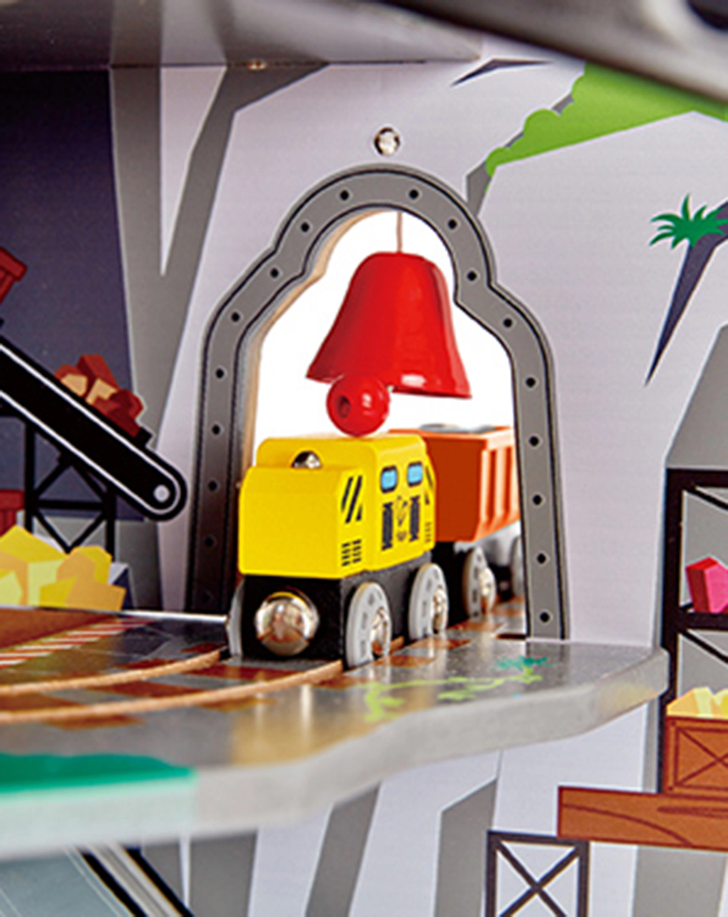 Eisenbahn-Set RIESIGE BERGMINE 34-teilig