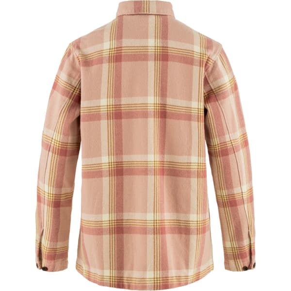 Chemise FJALLRAVEN SINGI FLANNEL OVERSHIRT W CHALK ROSE-DUSTY ROSE