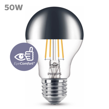 Philips LED peer E27 50W spiegel helder dimbaar