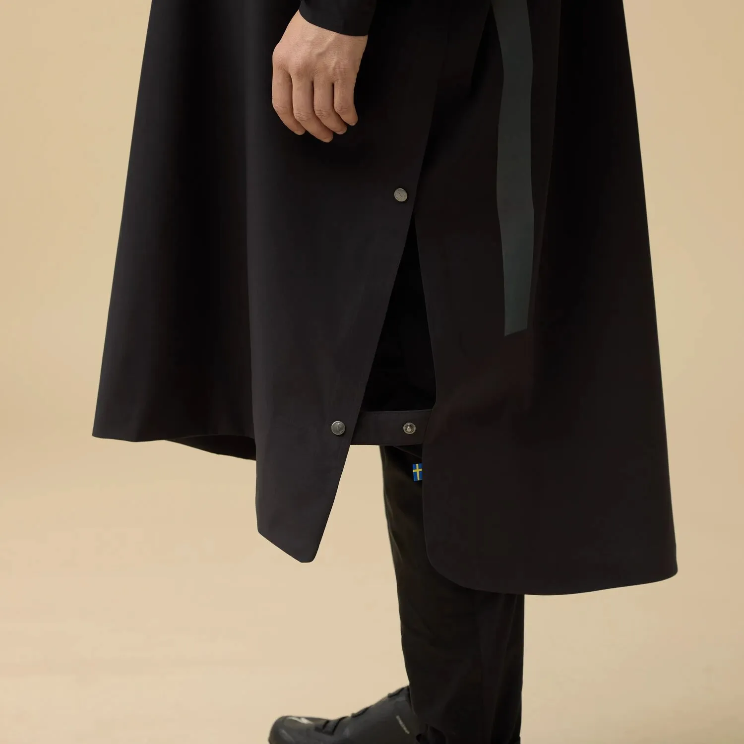 Fjällräven Hoja Rain Poncho Black