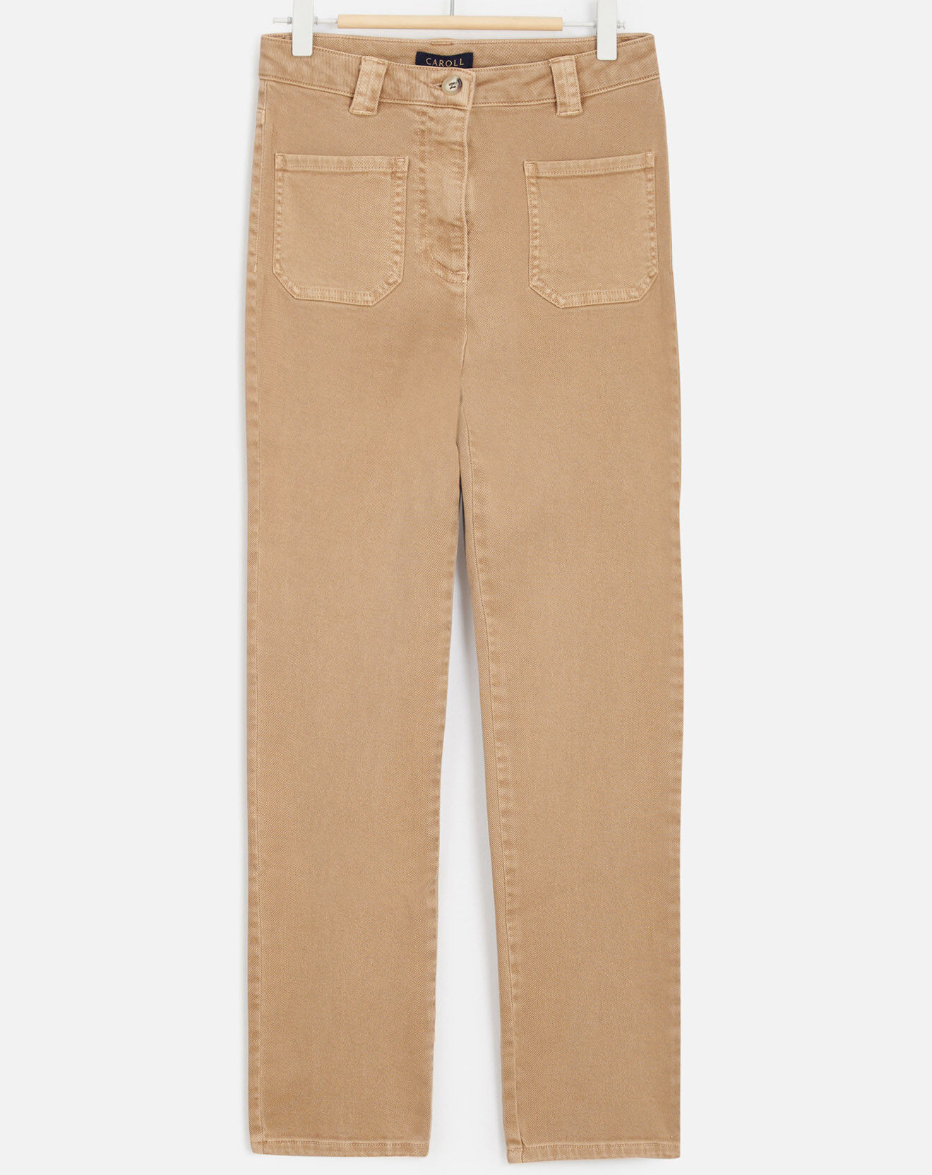 Caroll Pantalon slim Sicilio caramel