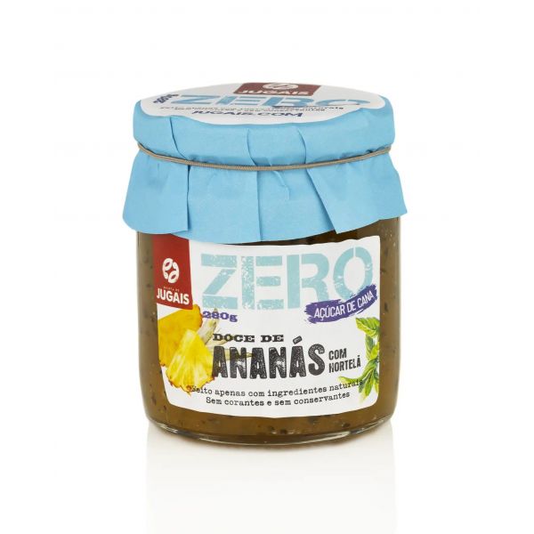 Quinta de Jugais Doce Zero Ananás e Hortelã 280g