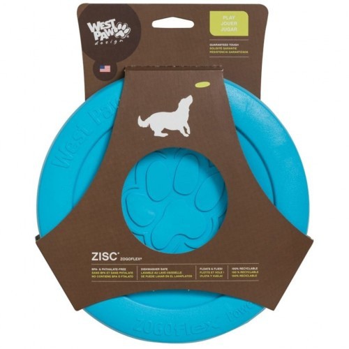 Disco voador azul para cães