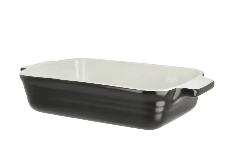 KHG Auflaufform Schwarz 22,2 cm