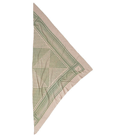 Lala Berlin Schal - 162x85 - Dreieckspuzzle - Dune/Sage