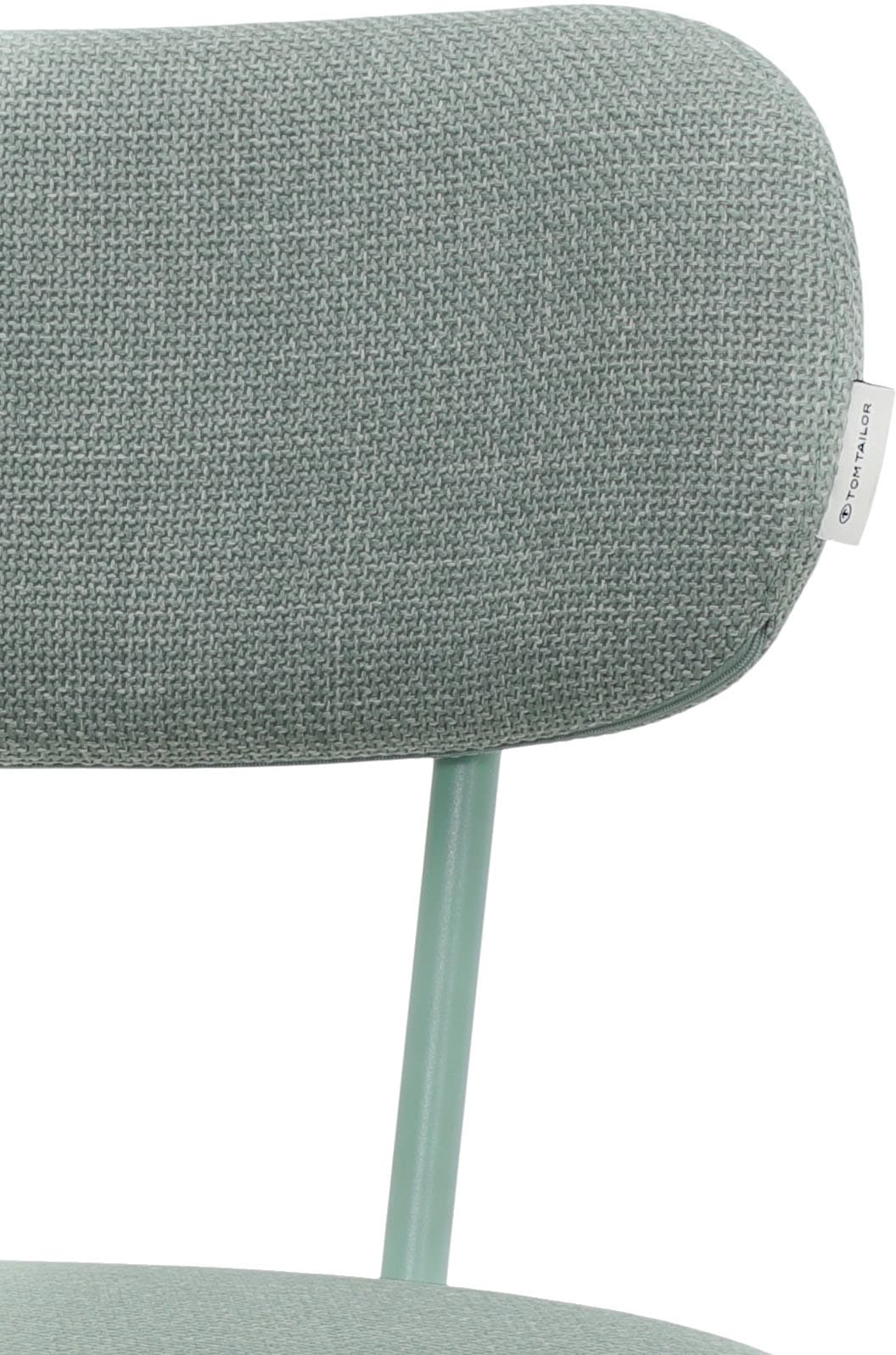 TOM TAILOR HOME 4-Fussstuhl »SOFT PAD CHAIR« (Set) 2 Stk.Esszimmerstuhl, 4-Fussgestell, mit Rückenausschnitt