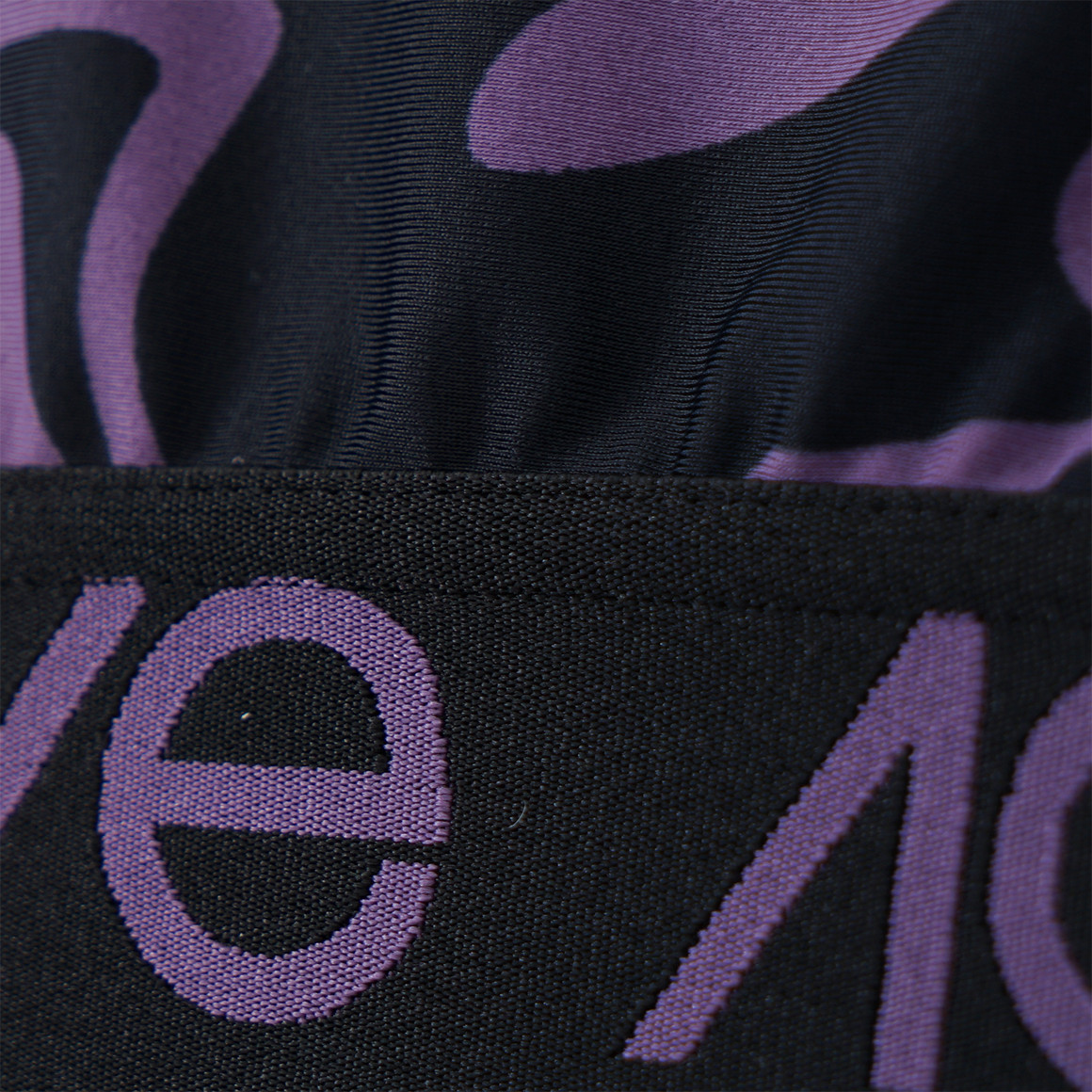 Beatwear Mädchen Bikini im sportlichen Stil dunkellila / schwarz