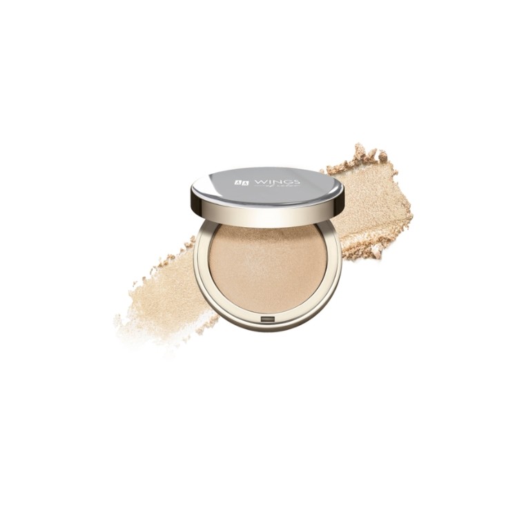 AA Wings of Color Glass Highlighter Rozświetlacz z efektem tafli /02/ Gold Glow 8 g