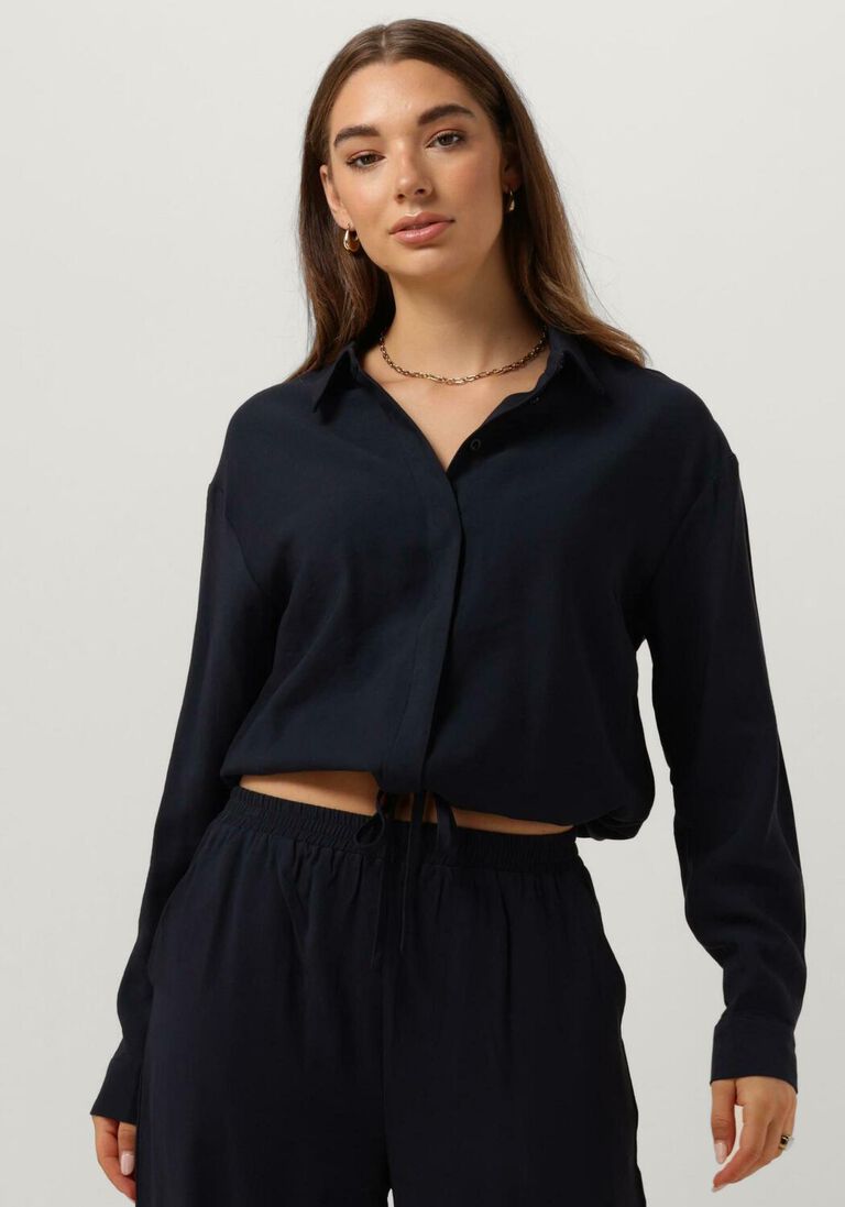 LOLLYS LAUNDRY donkerblauwe lollys laundry blouse tobago