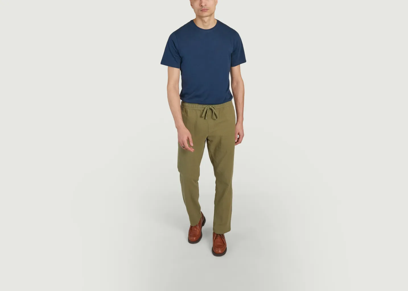 Pantalon ample FIG en coton crushed KCA
