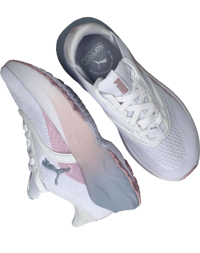 Puma Softride Mayve Blurry Sneakers Wit Meisjes