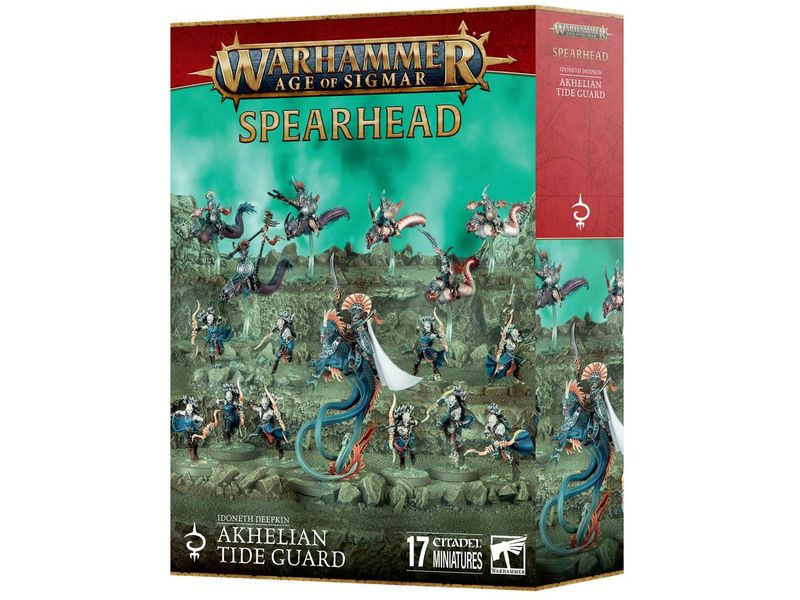 Games Workshop Figurenset Warhammer Age of Sigmar – Speersp Akhelianer-Flutgarde Tiefenvolks Idoneth