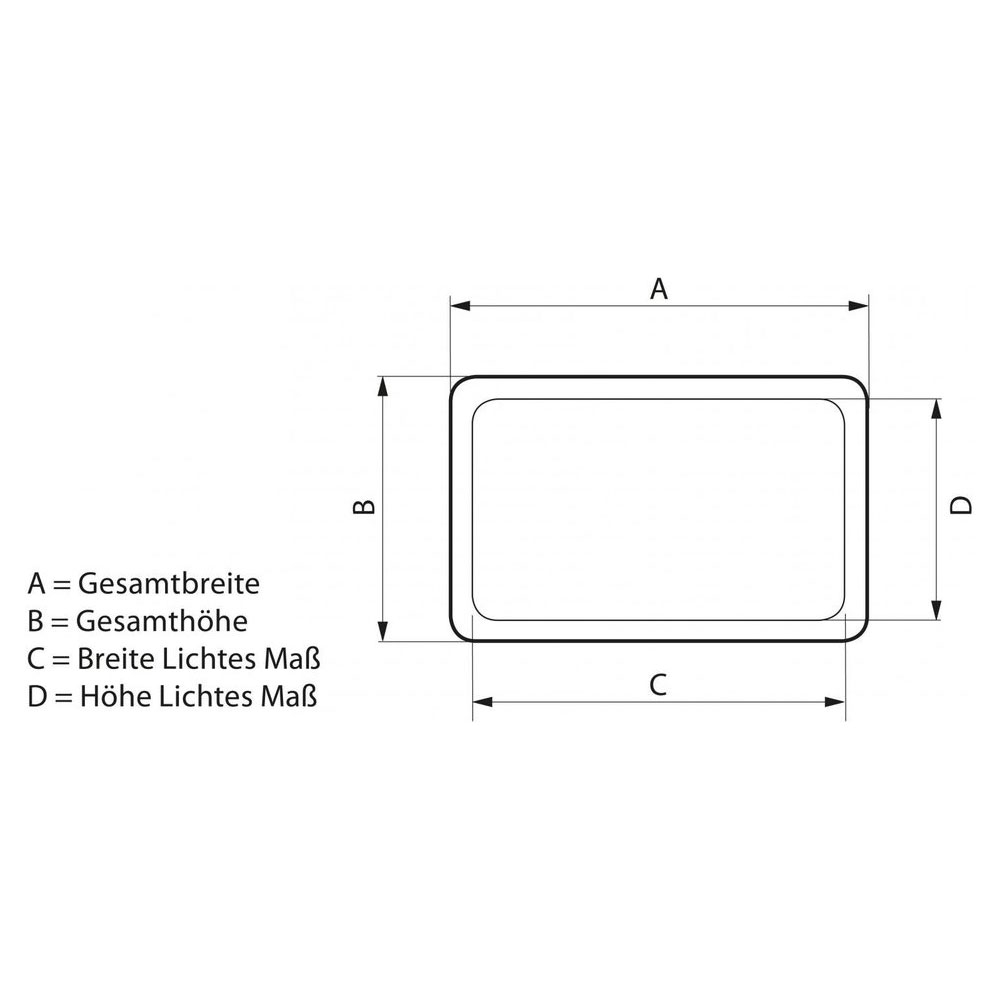 Mini Heki Style 40x40 - Dachfenster für Dachstärke 25 - 42 mm - Mit Zwangsentlüftung