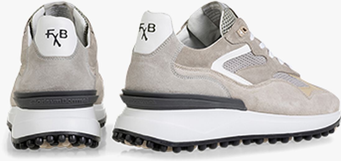 FLORIS VAN BOMMEL grijze floris van bommel lage sneakers sfm-10159