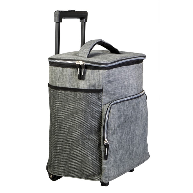 Kühltrolley - grau - aus Textil - ca. 32 x 24 x 39 cm - 30 l