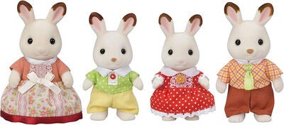 Sylvanian Families Figursett Kaninfamilie Sjokolade