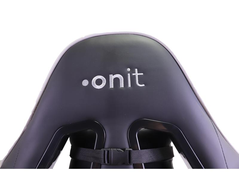onit Gaming-Stuhl Pro Schwarz/Grau Ergonomischer Stuhl für lange Gaming-Sessions und Arbeitstage