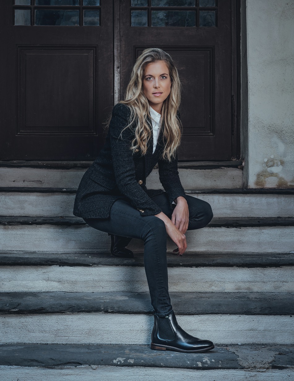 Glattleder Chelsea Boot