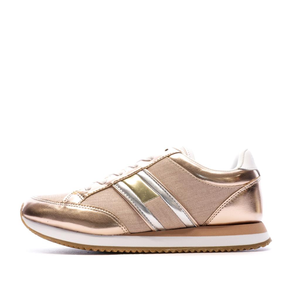 Tommy Hilfiger Baskets Rose Gold Femme Tommy Hilfiger Casual Retro