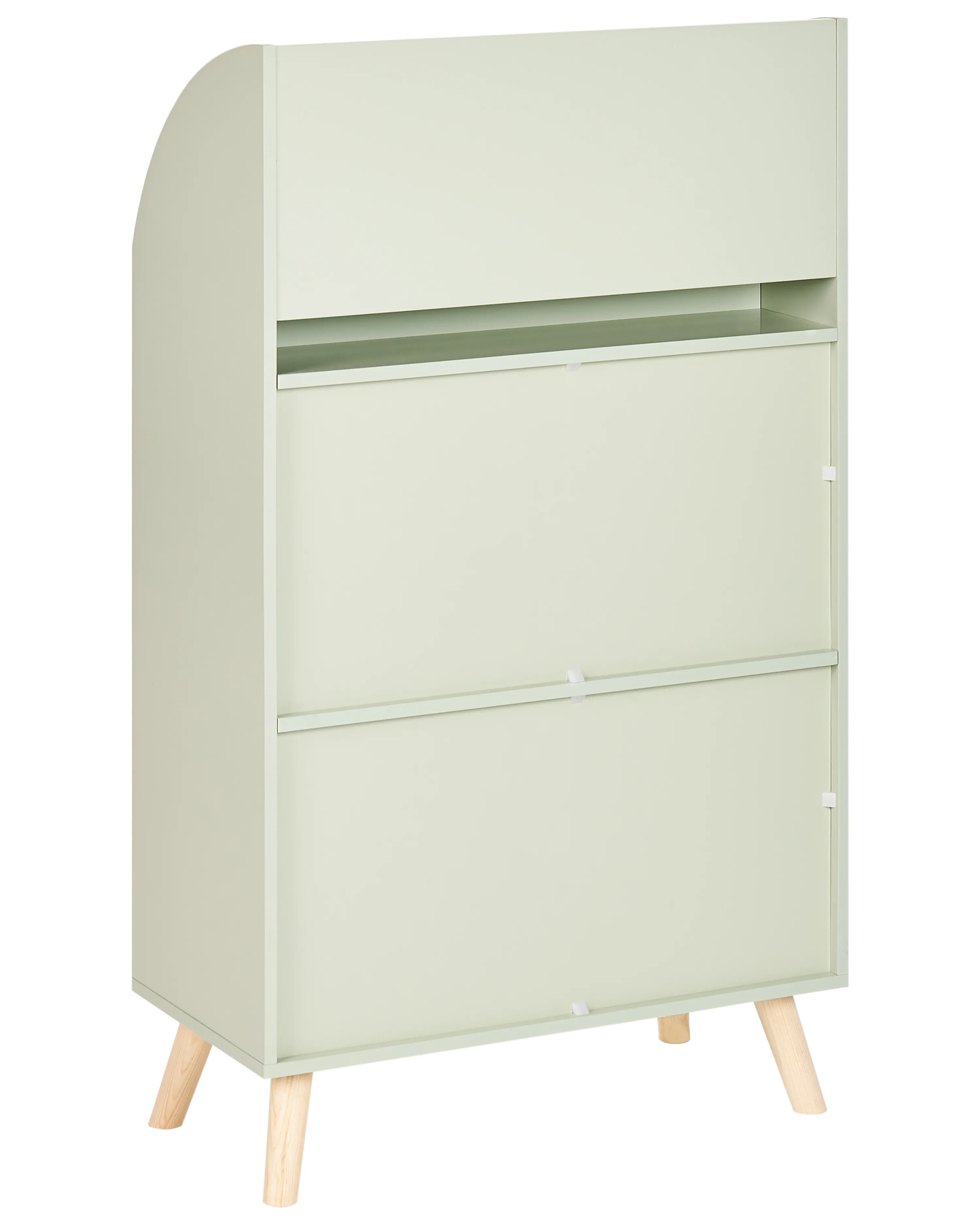 Boekenkast met 3 planken LILOET 102 cm Lichtgroen