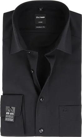 OLYMP Luxor Shirt Extra Lange Mouwen Zwart 030069-68