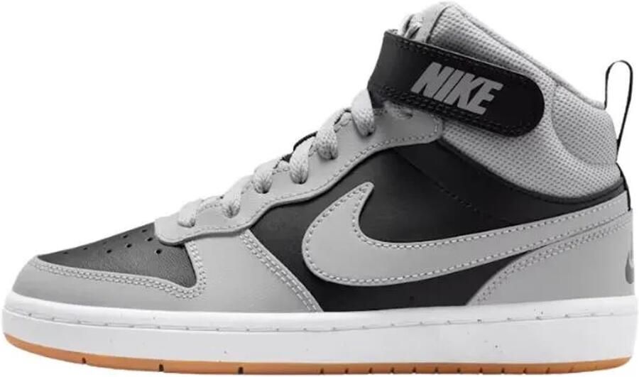 Nike court borough mid 2 (psv) in de kleur zwart