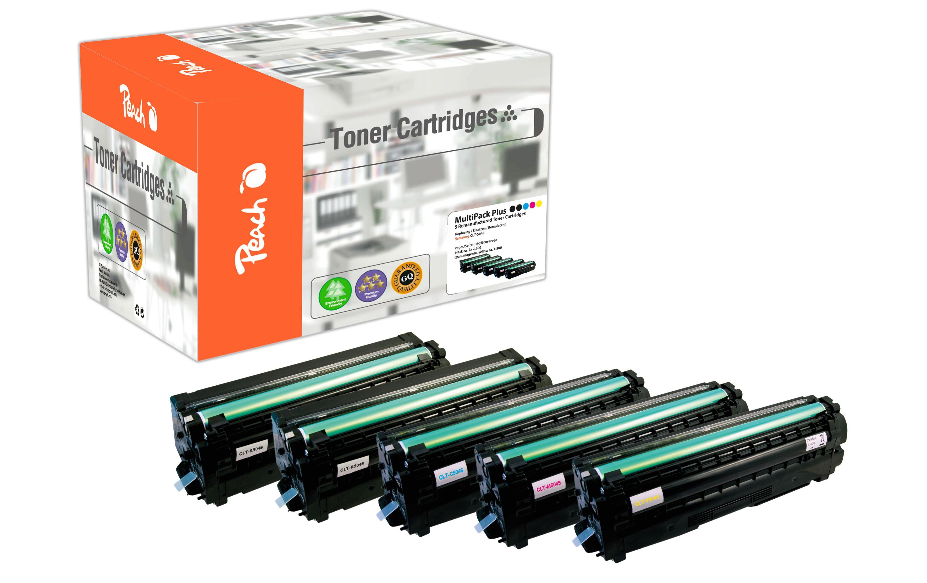 Toner Samsung CLT-504S 2x Black, 1x Cyan, Magenta, Yellow<br>Tonerset: Cyan, Magenta, Yellow, 2x Black
