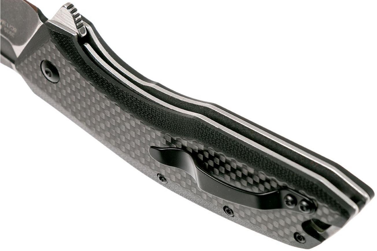 Kershaw Flourish 3935 zakmes, carbonfiber/G10