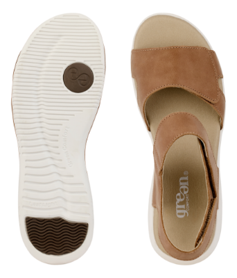 Green Comfort Leaf Lucy Sandal Sand 422004Q30 | Skoringen