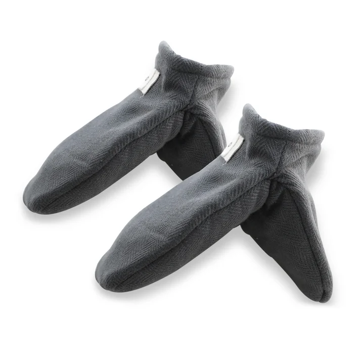 The Organic Company - Ofenhandschuhe, Mini, dunkelgrau (2er-Set)