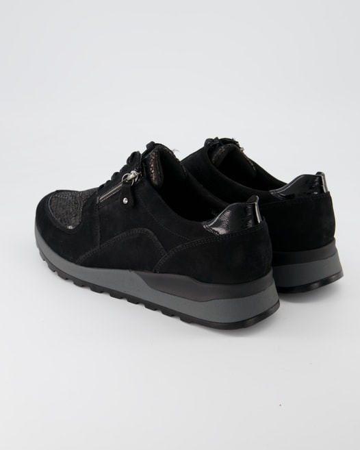 Waldläufer Hiroko-Soft Schnürschuhe in Schwarz