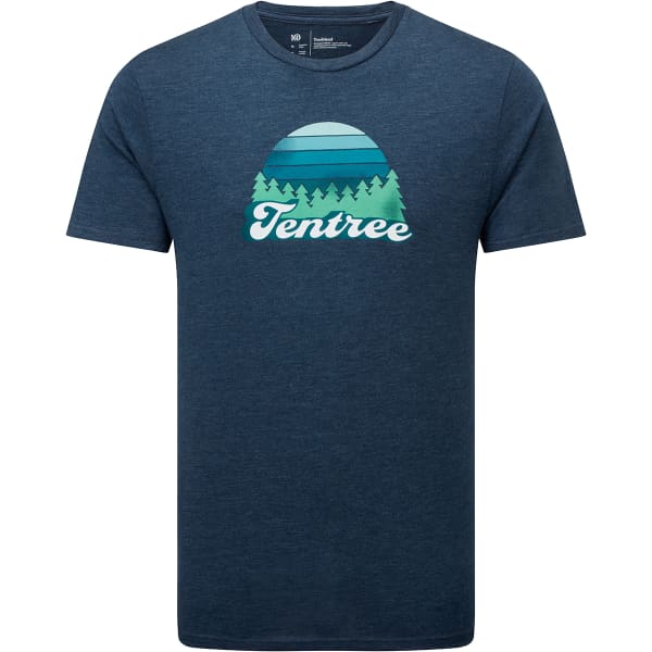 T-shirt TENTREE M NO RAIN NO TREES T-SHIRT MOONLIT OCEAN HEATHER