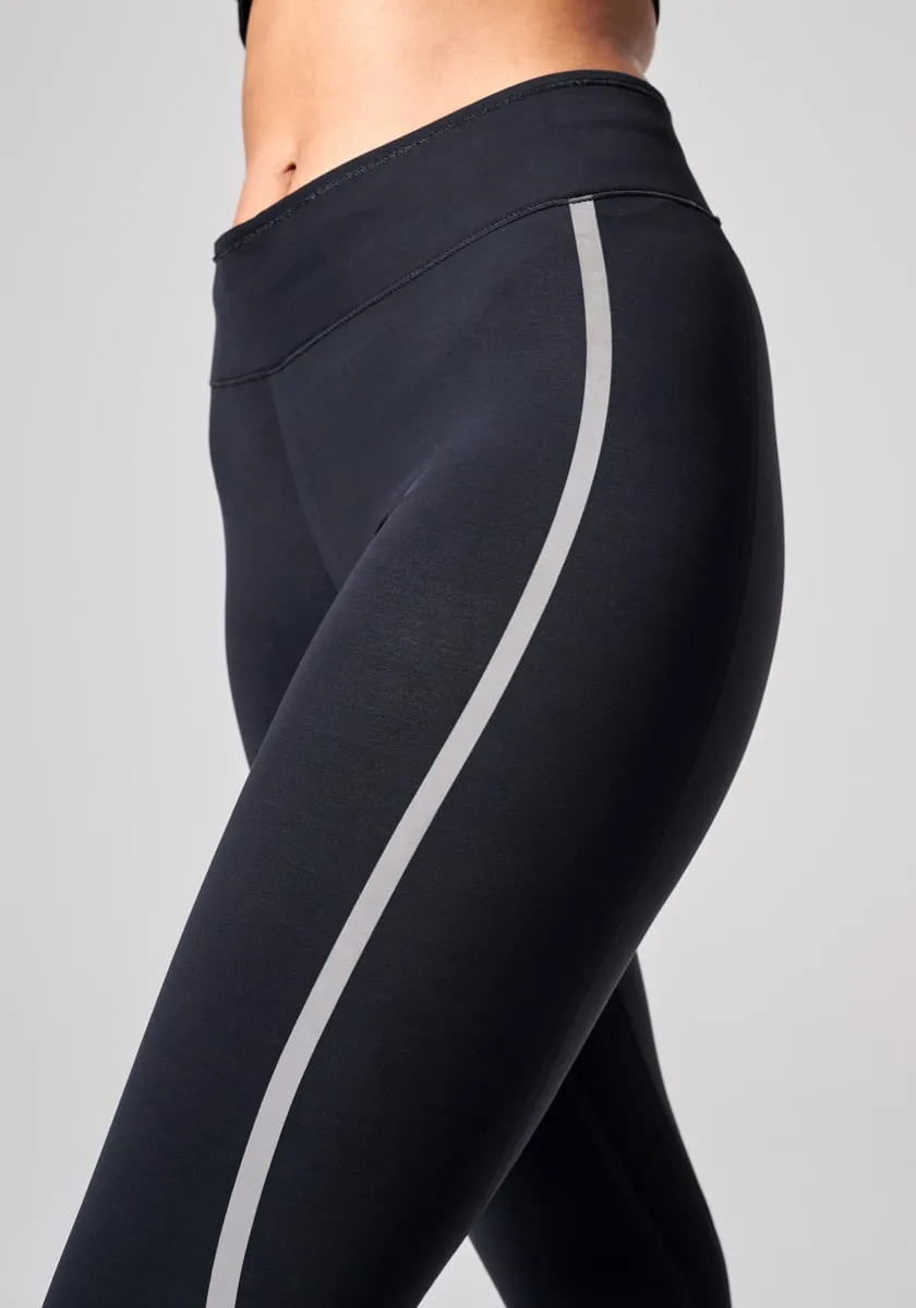 Casall Sculpture Running Tights Liquid Black