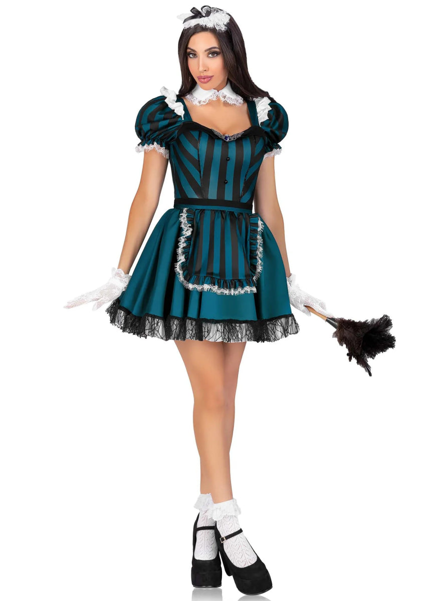 Schoonmaakster Jurk Dames Leg Avenue